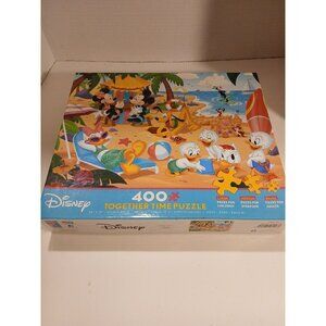 Disney 400 Piece Together Time Mickey Mouse Mickey's Beach Party Jigsaw